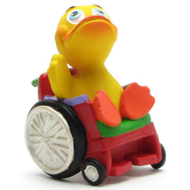 Wheelchair Duck Latex Rubber Duck From Lanco Ducks