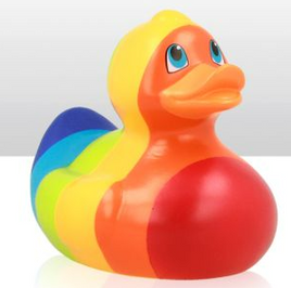 Rainbow Rubber Duck