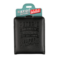 Personalised RFID Wallet - Peter