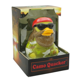 Camo Quacker RUBBER DUCK Costume Quacker Bath Toy by CelebriDucks