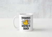 Duckaholic - Mug - Duck Themed Merchandise from Shop4Ducks