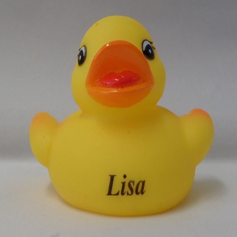 Personalised fashion rubber duck