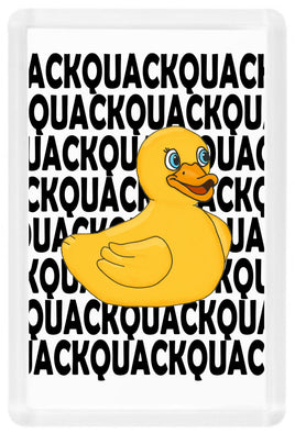 Quackquackquack - Fridge Magnet - Duck Themed Merchandise from Shop4Ducks