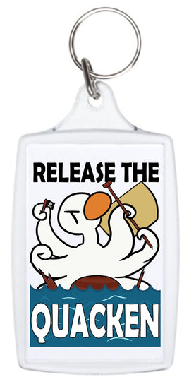 Release The Quacken - Keyring - Duck Themed Merchandise from Shop4Ducks