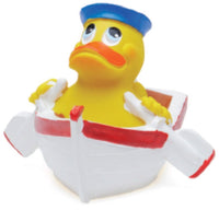 Rowing Boat Duck Latex Rubber Duck From Lanco Ducks